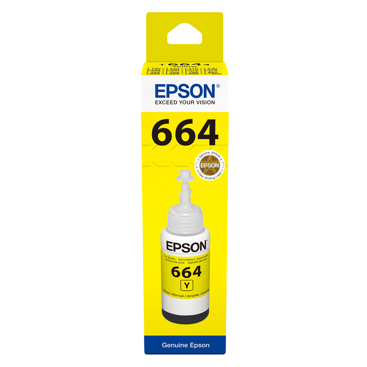 EPSON φιαλίδιο μελάνης T66444A L100 Κίτρινο - 2