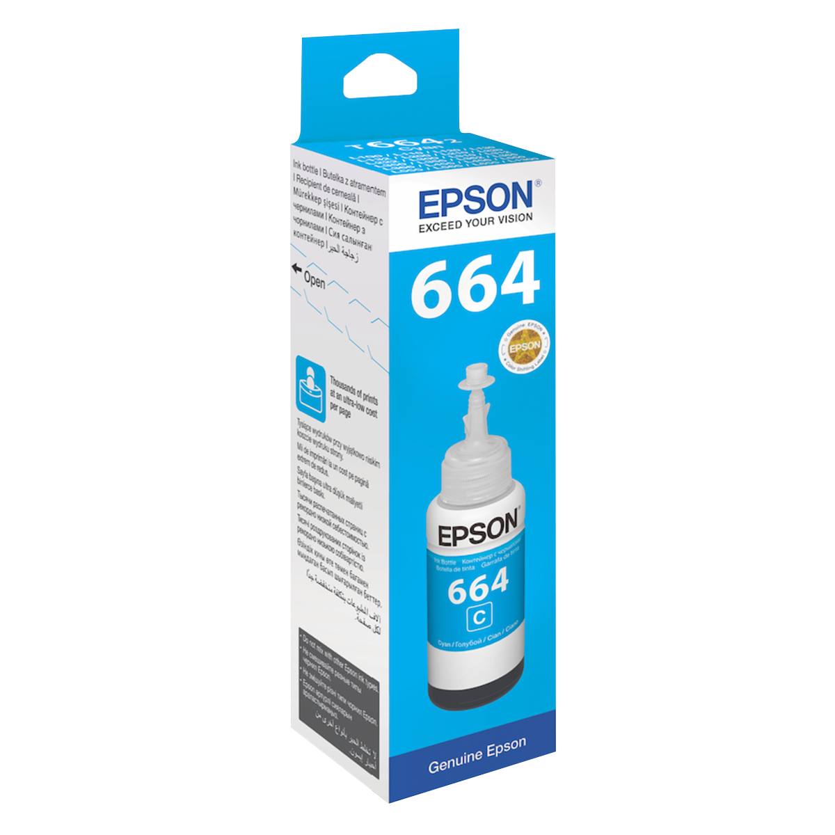 EPSON φιαλίδιο μελάνης T66424A L100 Κυανό - 2