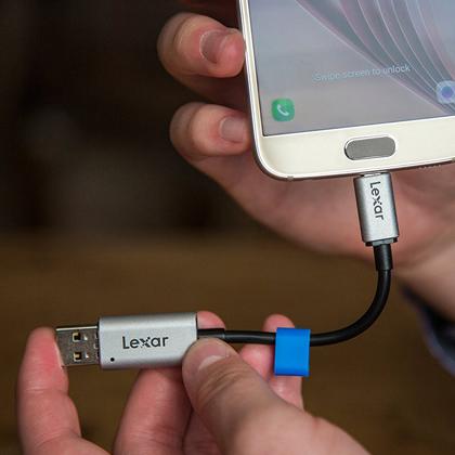 LEXAR kalodio micro USB JumpDrive 20 ekatosta 128GB 