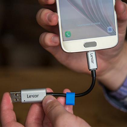 LEXAR kalwdio USB Type-C JumpDrive 20 ekatosta 64GB