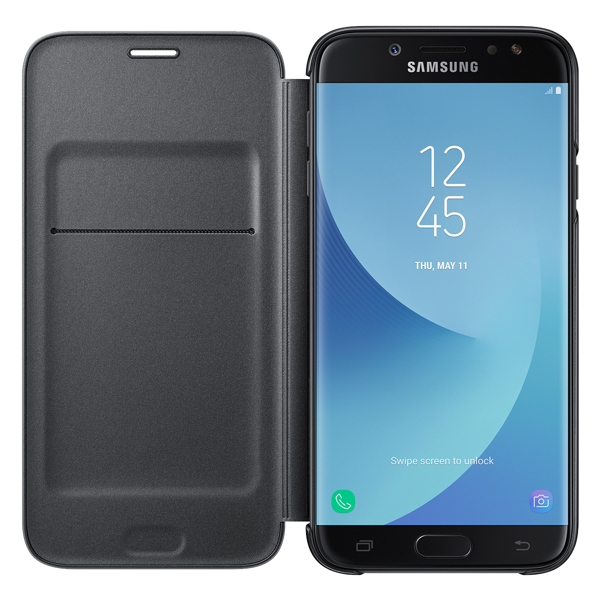 CASE SAMSUNG J7 2017 WALLET COVER BLACK - 2