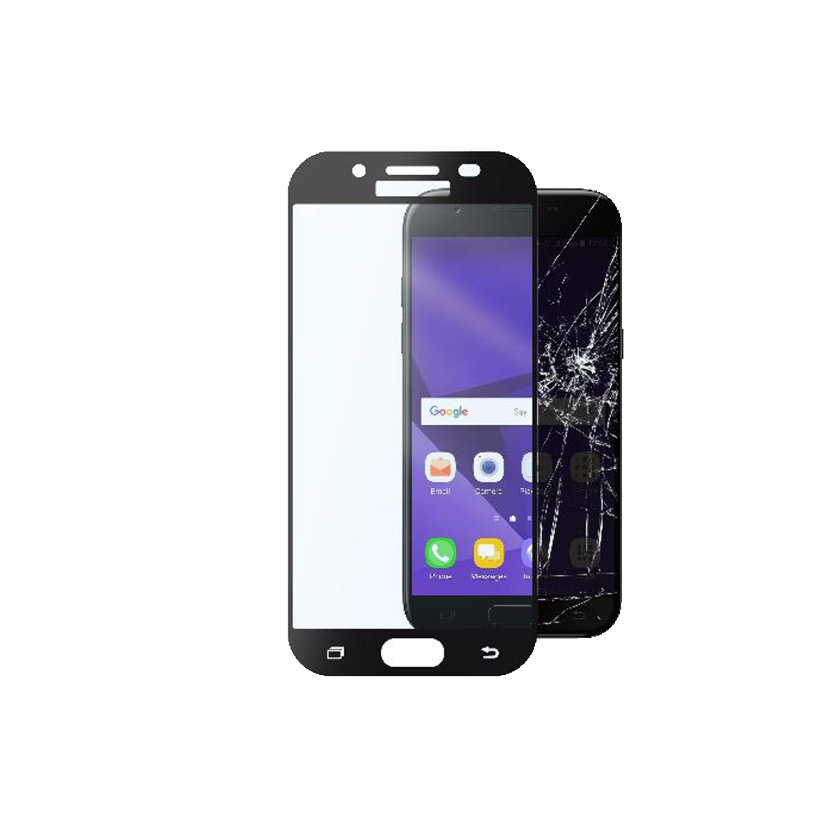 CELLULAR LINE γυαλί προστασίας οθόνης SAMSUNG Galaxy J3 (2017) - 2