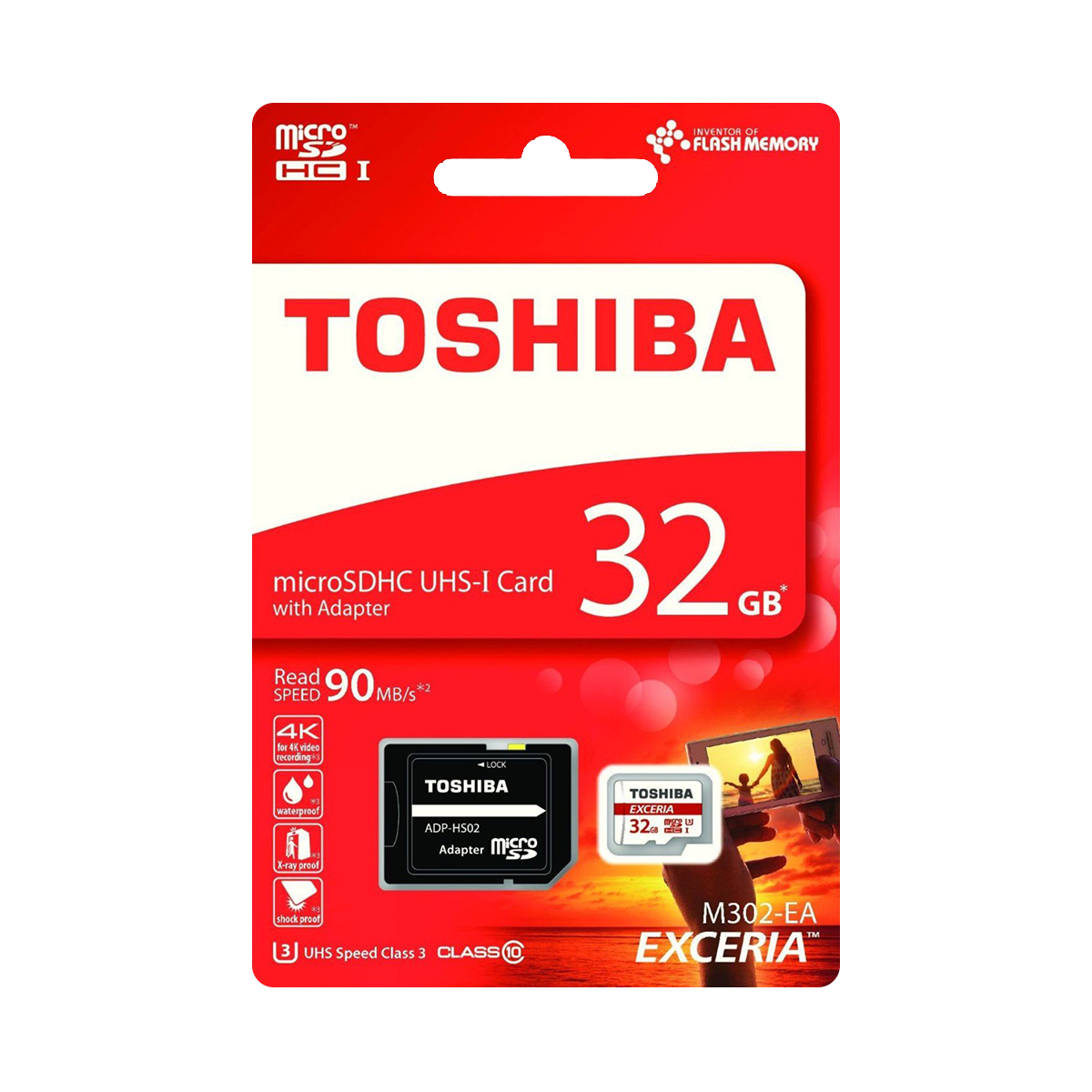 TOSHIBA Exceria κάρτα μνήμης Micro SDXC M302 32GB με αντάπτορα - 2