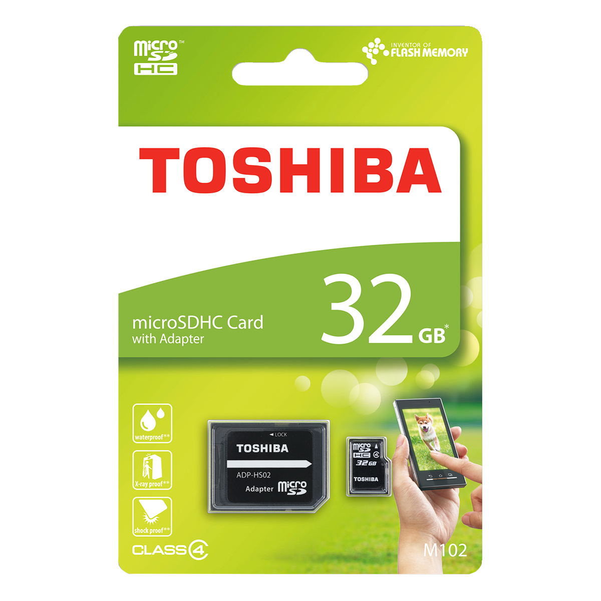TOSHIBA κάρτα μνήμης Micro SDXC M102 32GB με αντάπτορα - 2