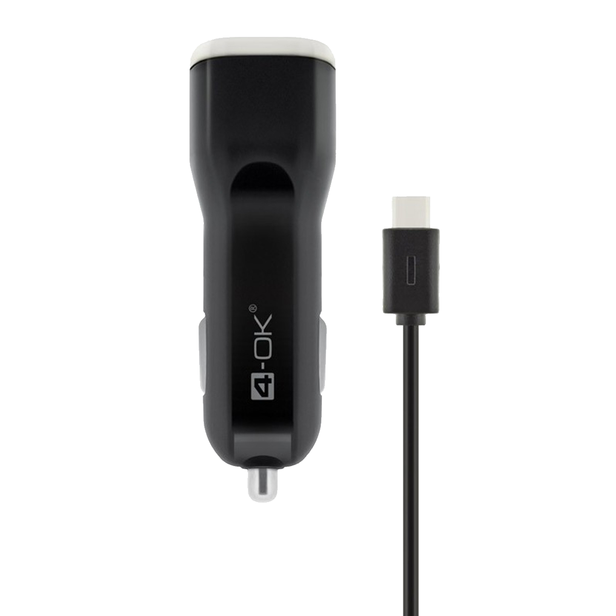 4-OK φορτιστής αυτοκινήτου 2xUSB Type A συν καλώδιο USB Type C - 2