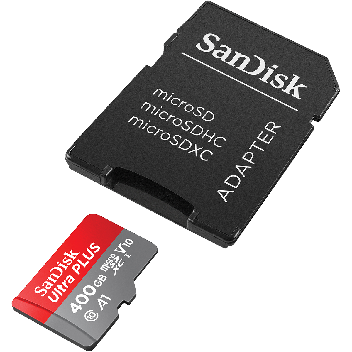 SANDISK κάρτα μνήμης Ultra Plus microSDXC 400GB με αντάπτορα - 2