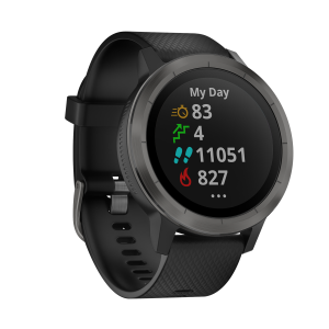 GARMIN Smartwatch Vivoactive 3 Μαύρο-Ανθρακί