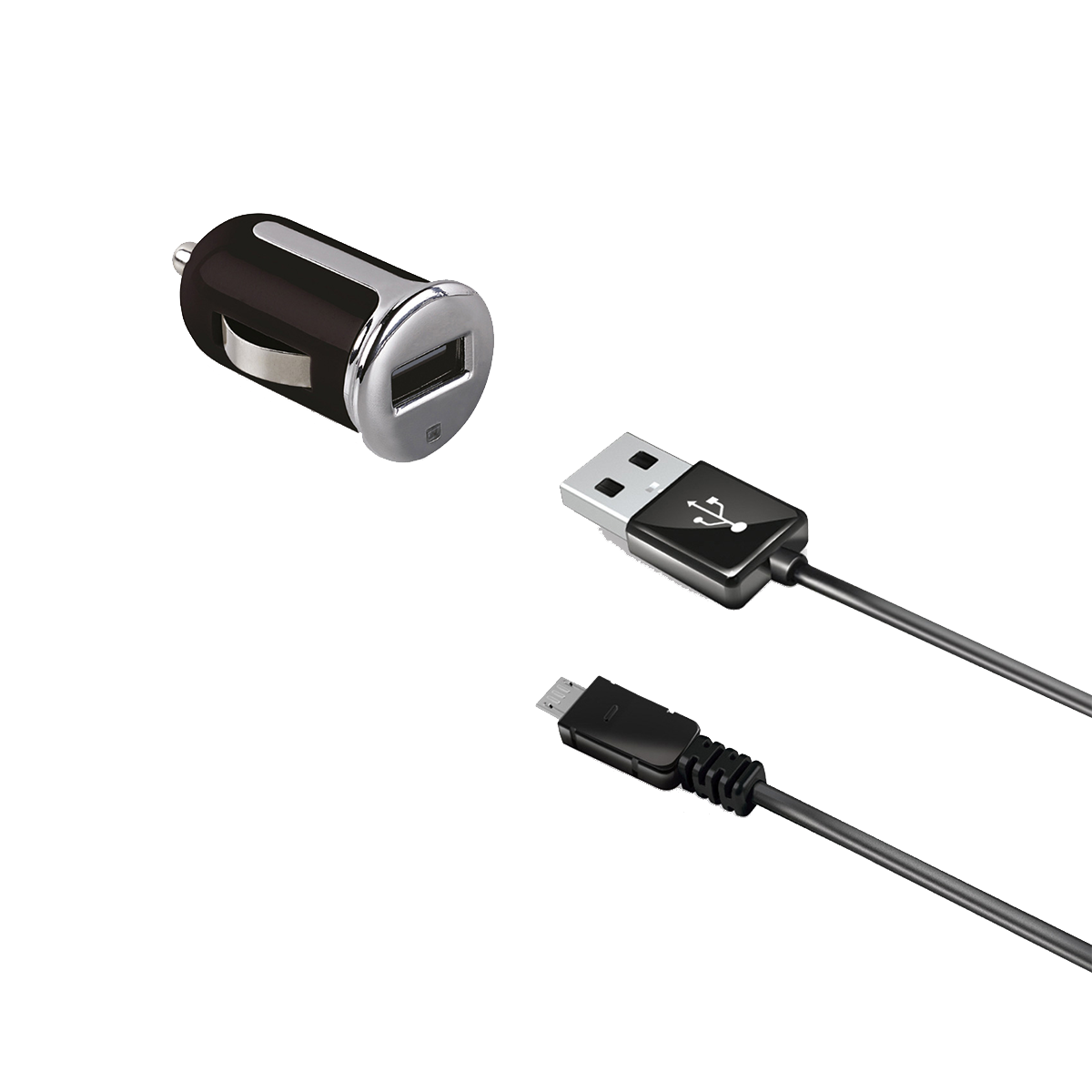 CELLY φορτιστής αυτοκινήτου 2.4Α & καλώδιο Micro USB