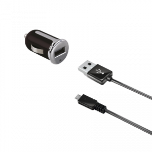 CELLY φορτιστής αυτοκινήτου 2.4Α & καλώδιο Micro USB