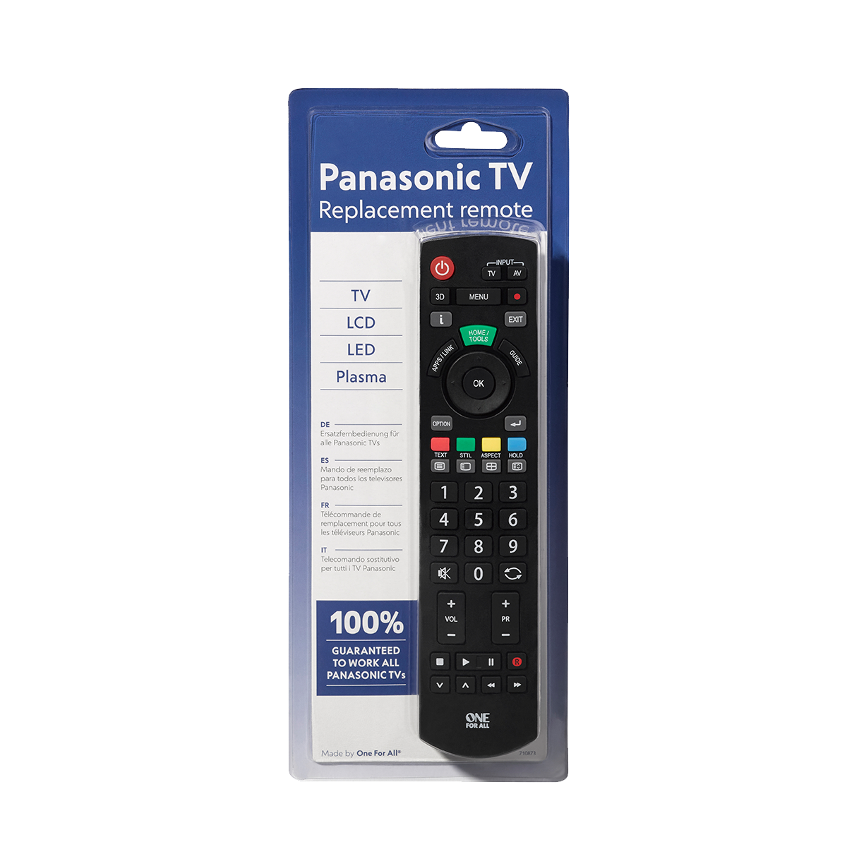ONE FOR ALL τηλεχειριστήριο για PANASONIC TV