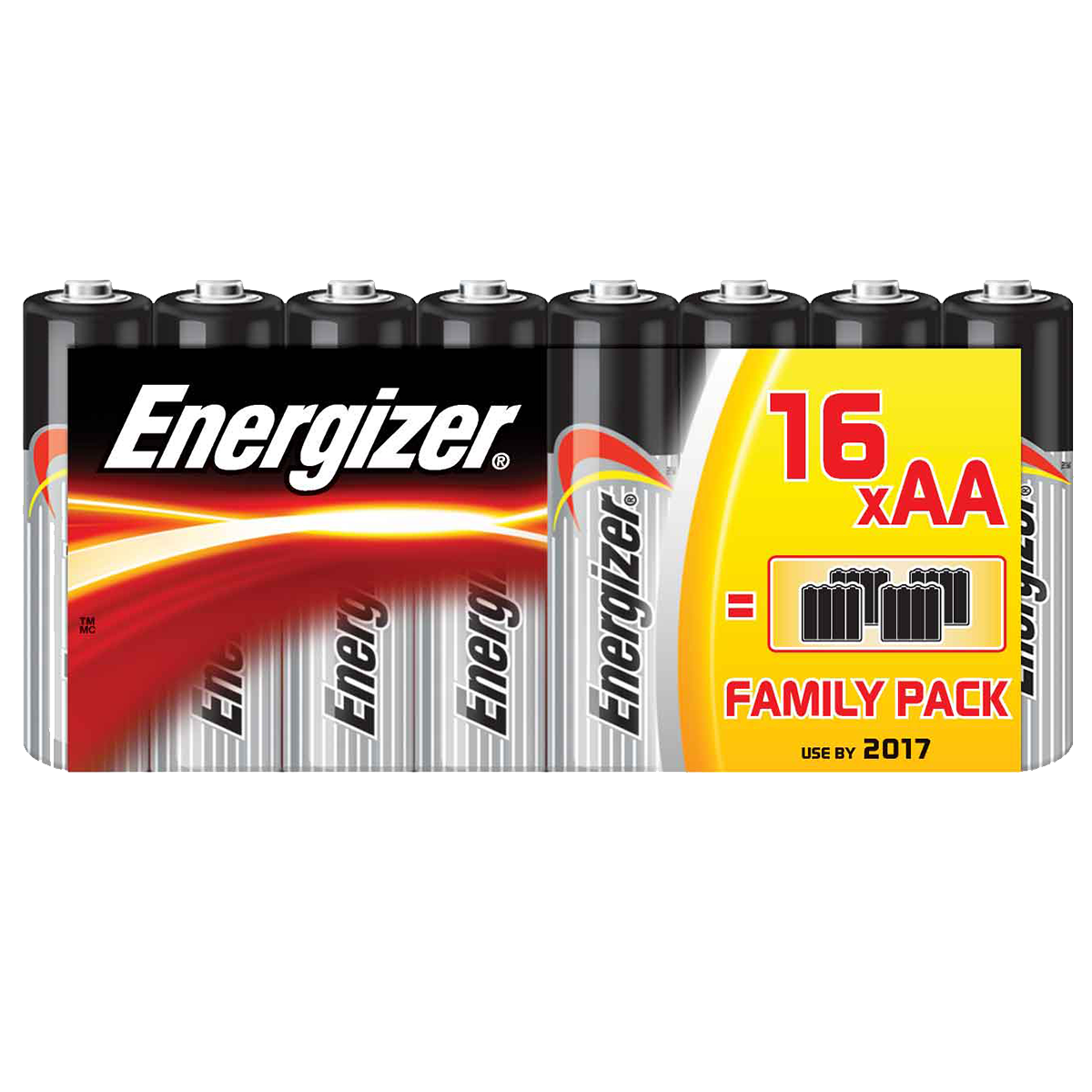 ENERGIZER αλκαλικές μπαταρίες AA LR06 (16 τεμάχια)
