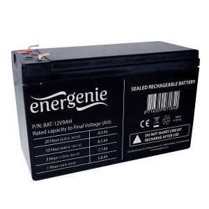 ENERGENIE επαναφορτιζόμενη μπαταρία μολύβδου 12V 9AH
