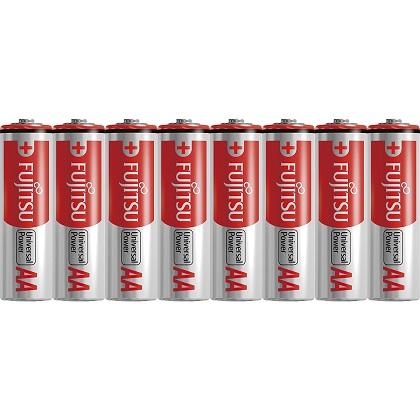 FUJITSU Universal Power alkalikes mpataries Shrink LR06 AA (8 temaxia)