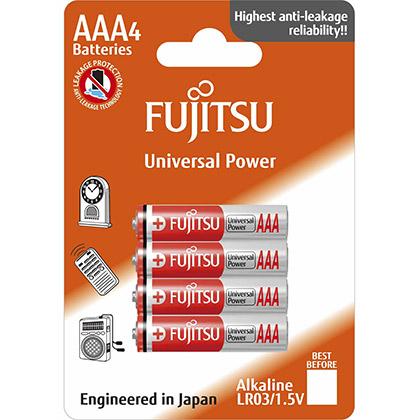 FUJITSU Universal Power alkalikes mpataries Blister LR06 AAA