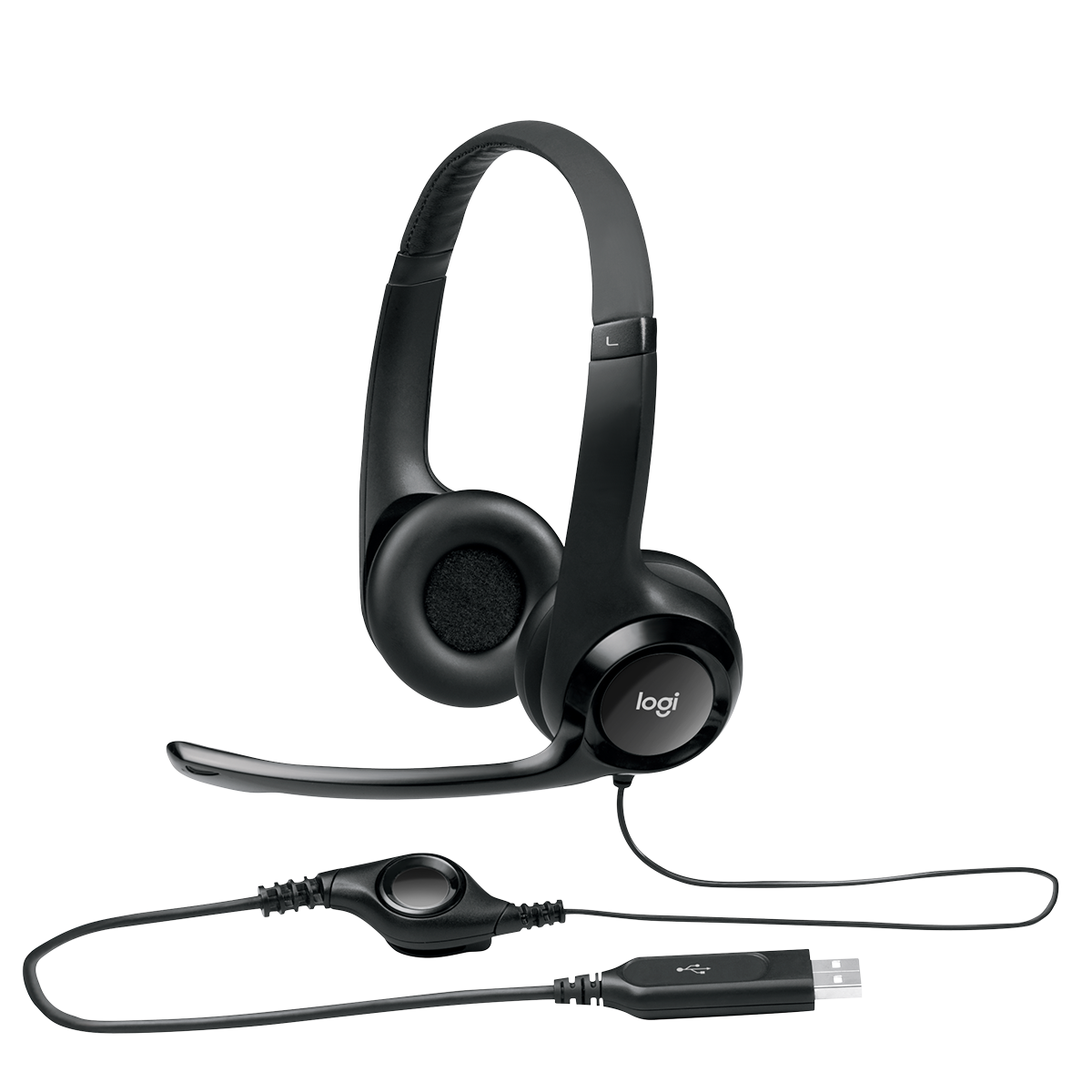LOGITECH USB ακουστικά H390 - 2