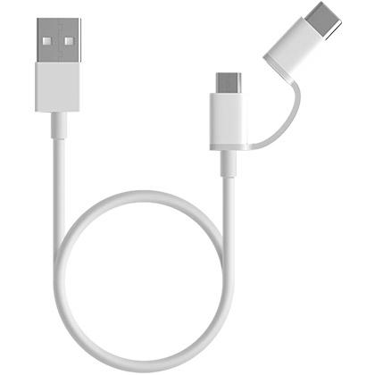 XIAOMI kalodio Mi 2in1 Micro USB Τo Type C 30 ekatosta