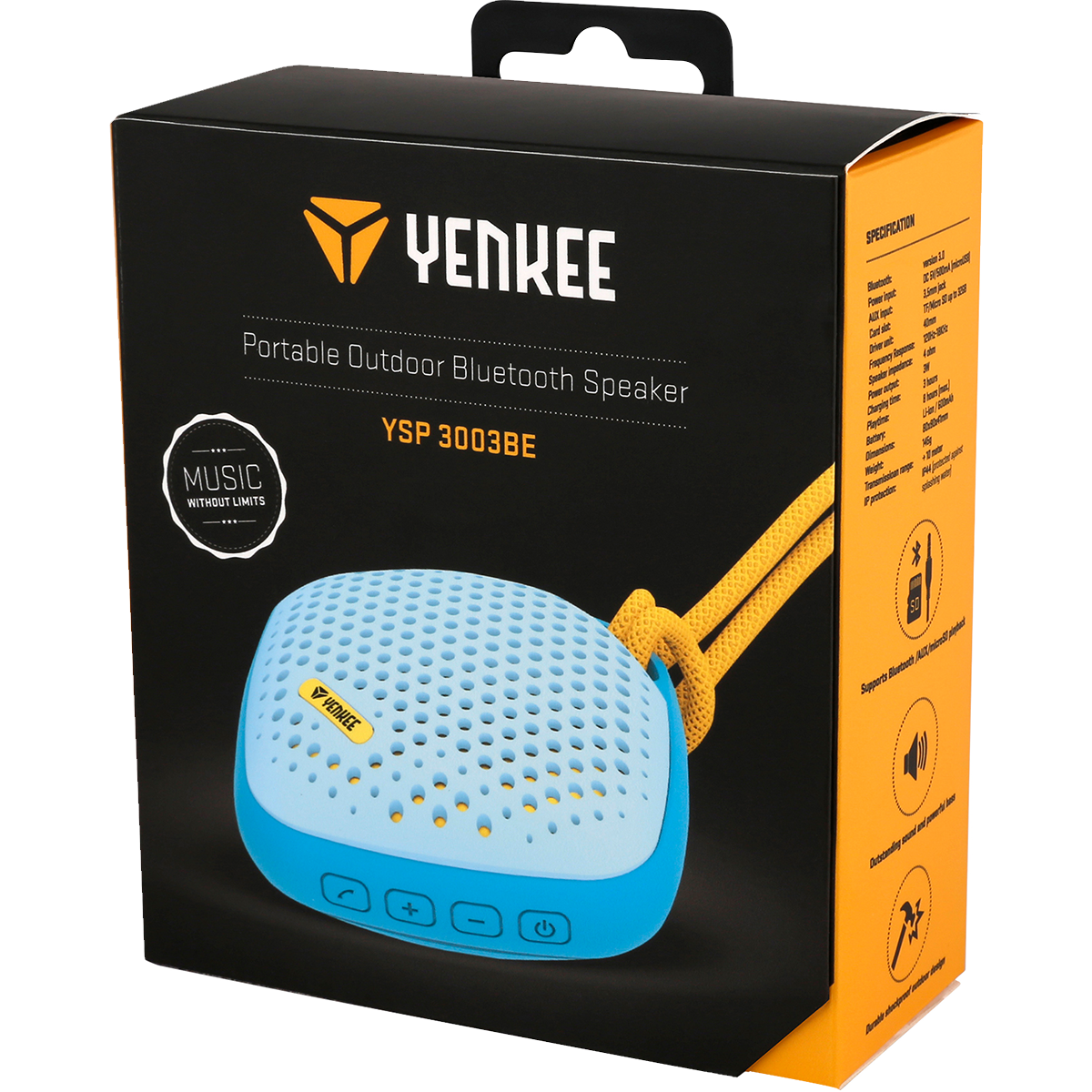 YENKEE Bluetooth ηχείο YSP 3003 Μπλε - 4