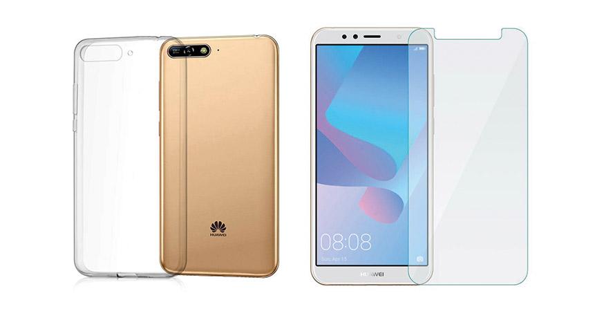 COSY tpu thiki + gyali prostasias othonis HUAWEI Y6 2018