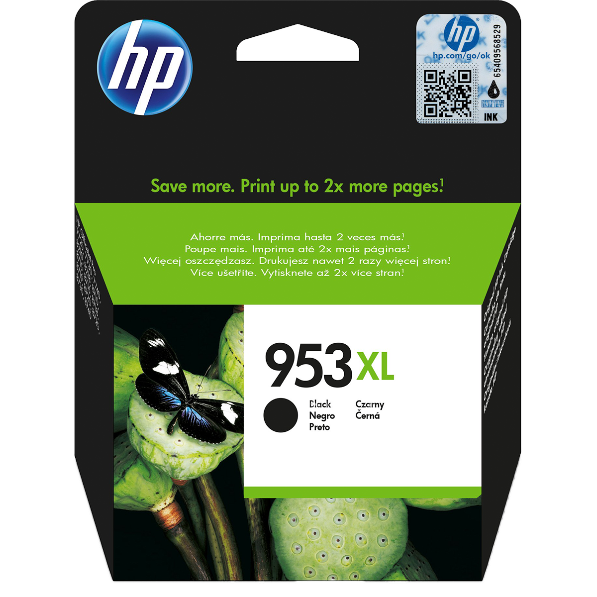 HP δοχείο μελάνης 953XL High Yield Μαύρο