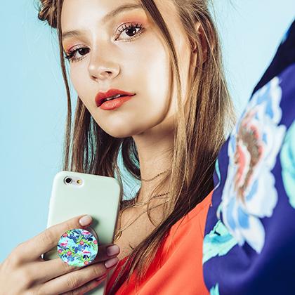 POPSOCKETS Rainforest Flamingos