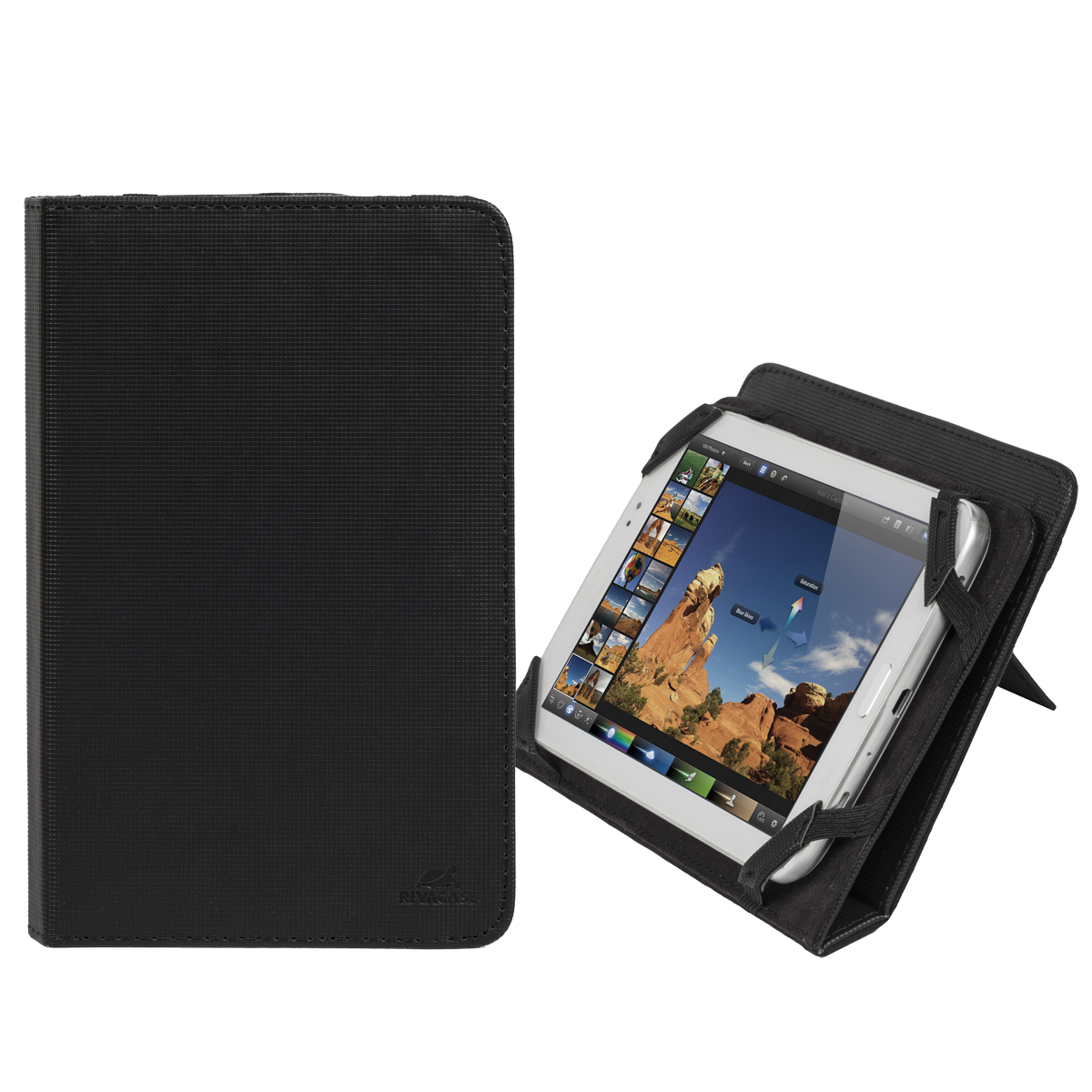 Θήκη Universal kick-stand RIVACASE για Tablets 7'' Μαύρη - 2