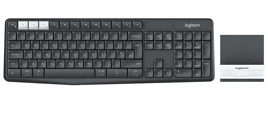 LOGITECH wireless keyboard K375s plus stand