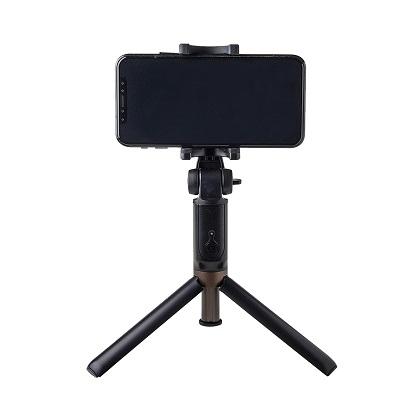 CELLY Bluetooth tripodo-selfie stick gia Smartphones ews 6.2'' mayro