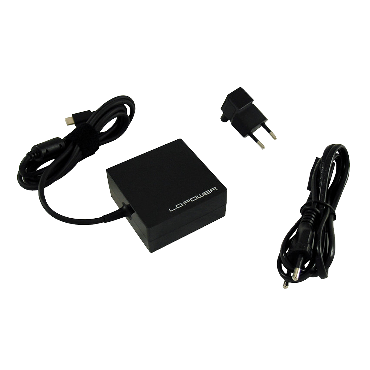 LC-POWER universal αντάπτορας τροφοδοσίας USB Type-C για Notebook 45W - 2