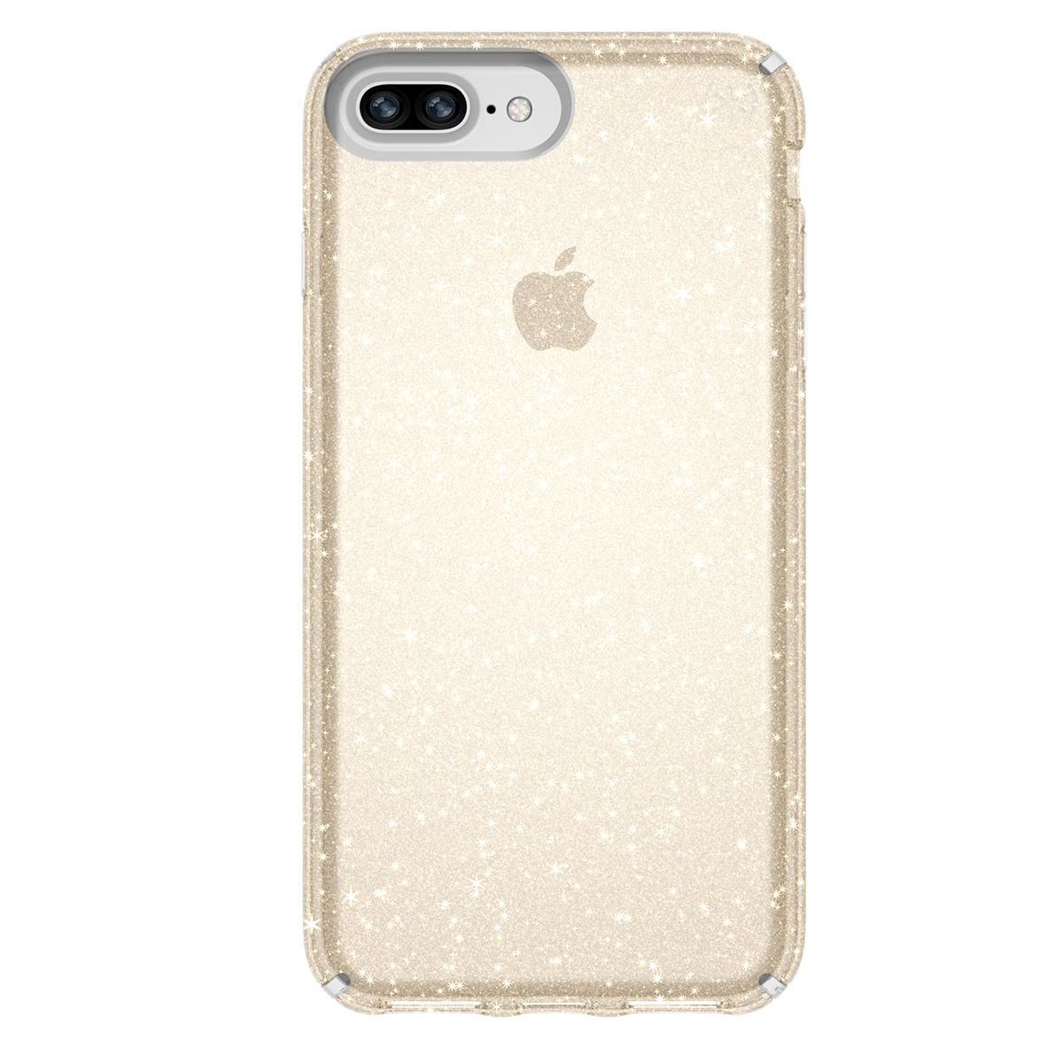 SPECK διάφανη θήκη Presidio Clear με Gold Glitter iPhone 8/7/6s Plus