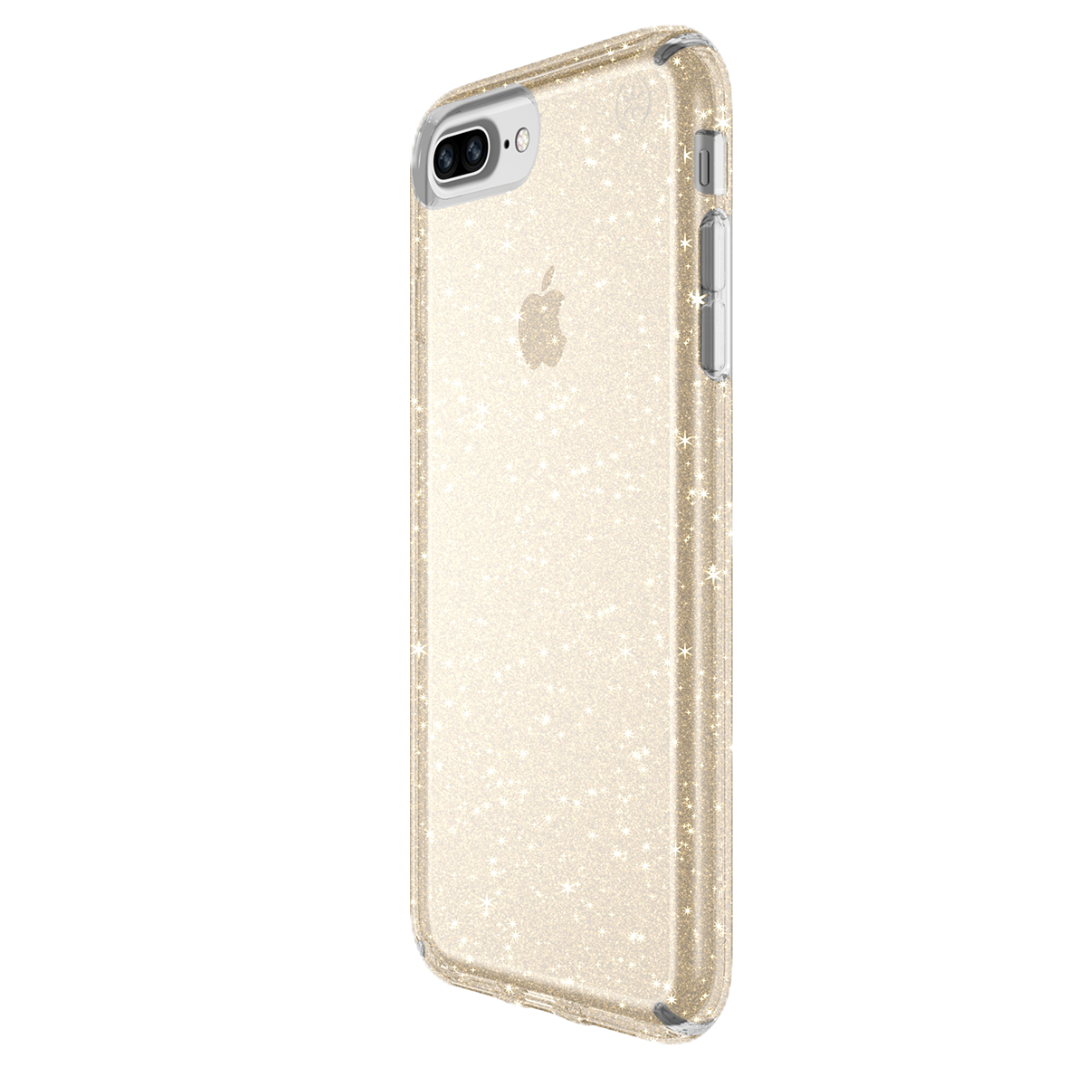 SPECK διάφανη θήκη Presidio Clear με Gold Glitter iPhone 8/7/6s Plus - 2