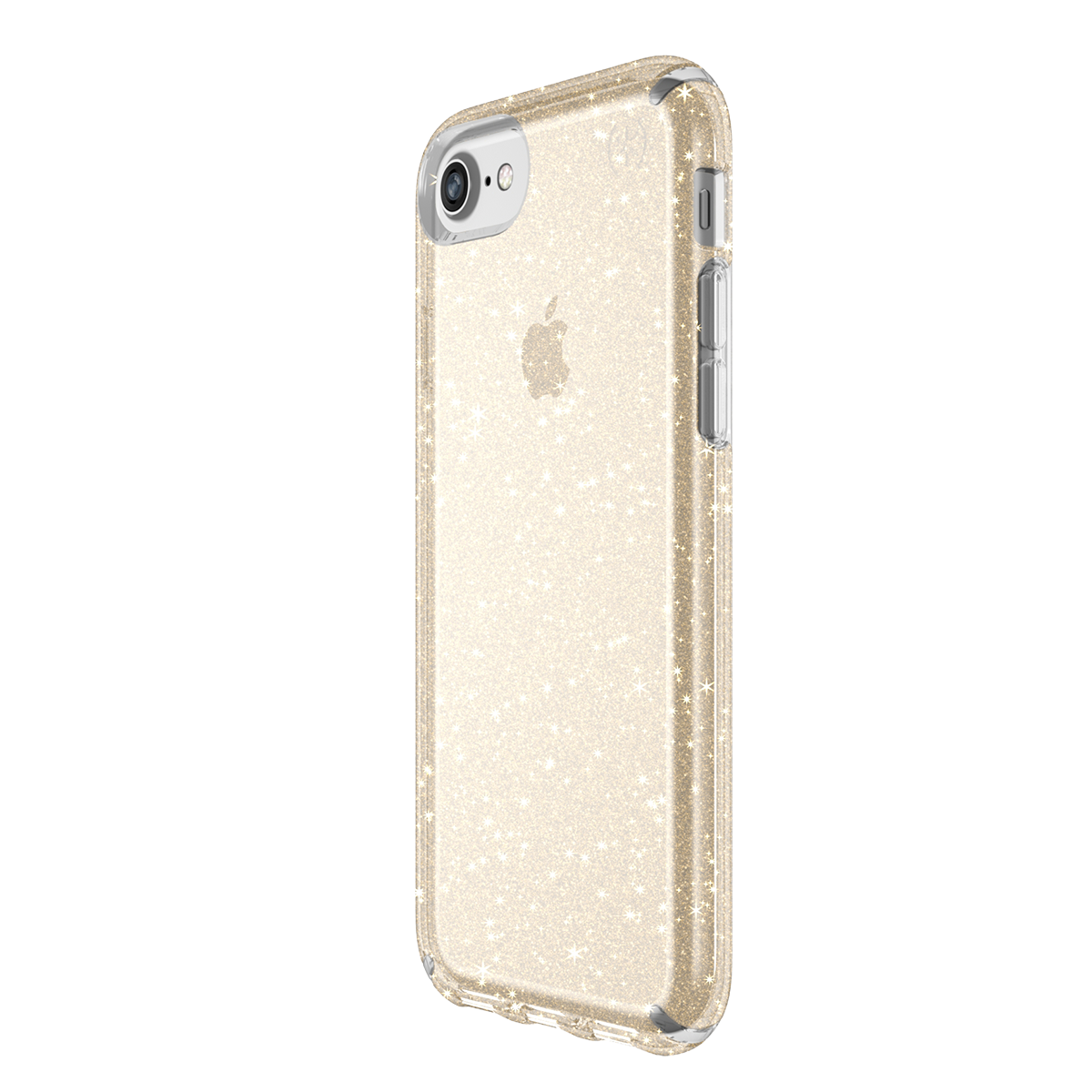 SPECK διάφανη θήκη Presidio Clear με Gold Glitter iPhone 8/7/6S/6 - 2