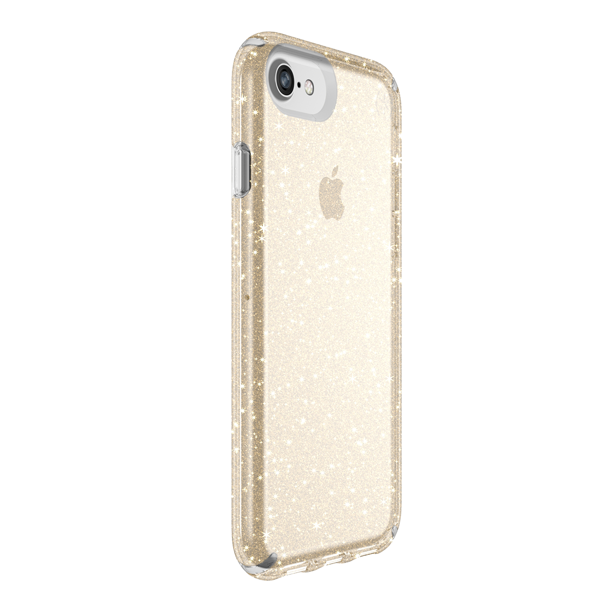 SPECK διάφανη θήκη Presidio Clear με Gold Glitter iPhone 8/7/6S/6 - 5