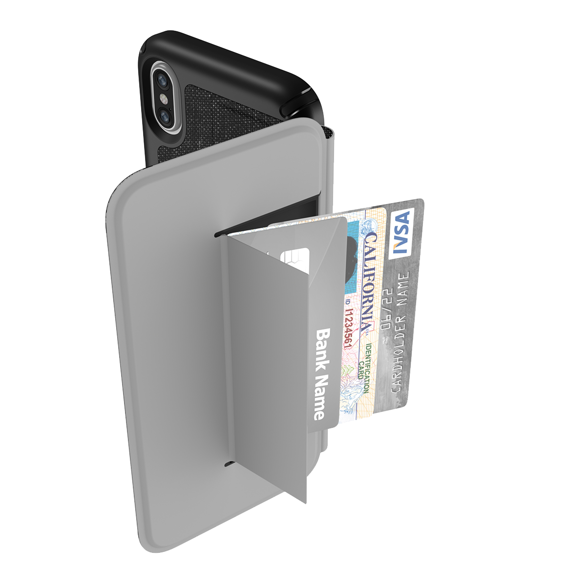 SPECK θήκη Presidio Folio iPhone X Μαύρη