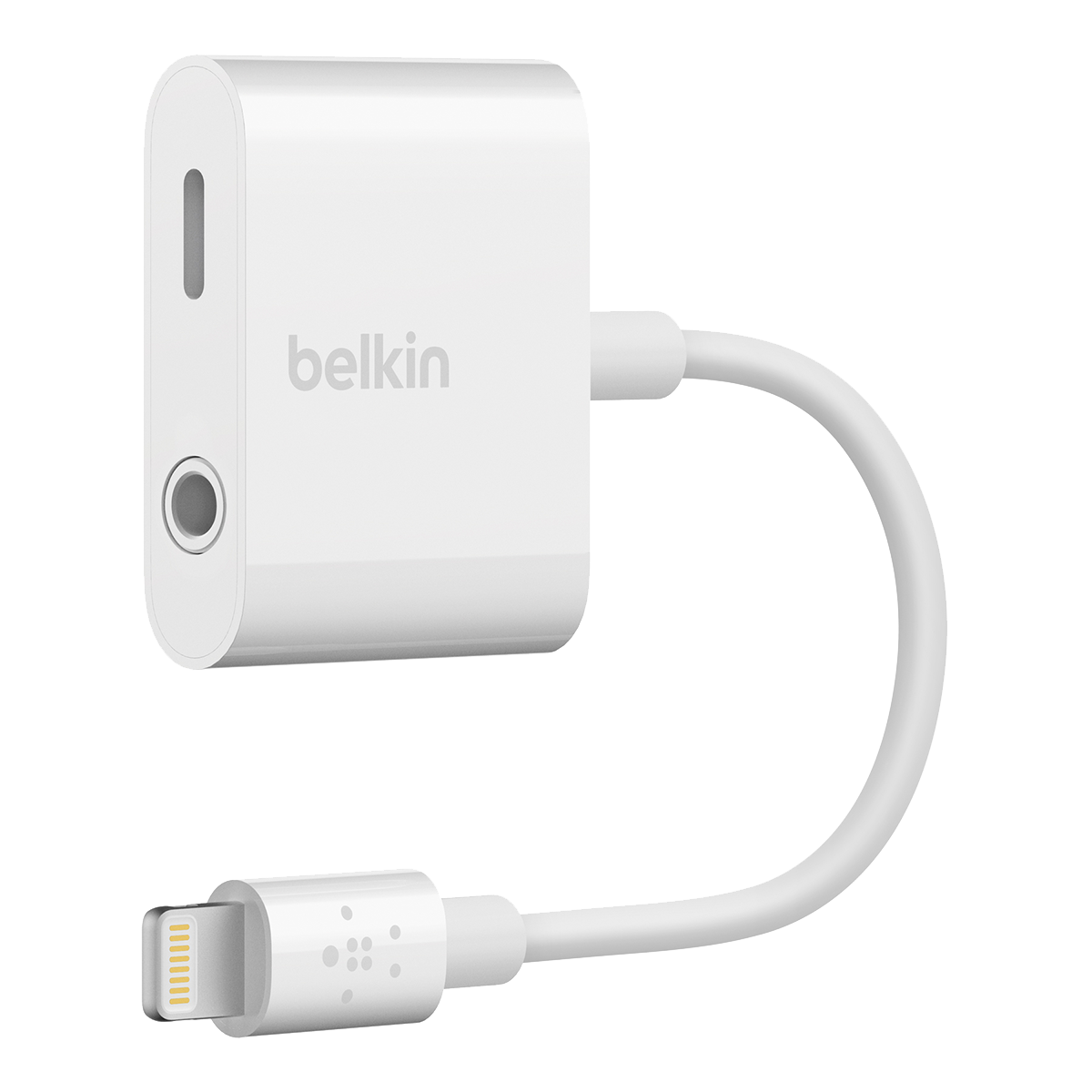 BELKIN Adaptor jack 3.5mm Audio + Charger Rockstar Λευκό