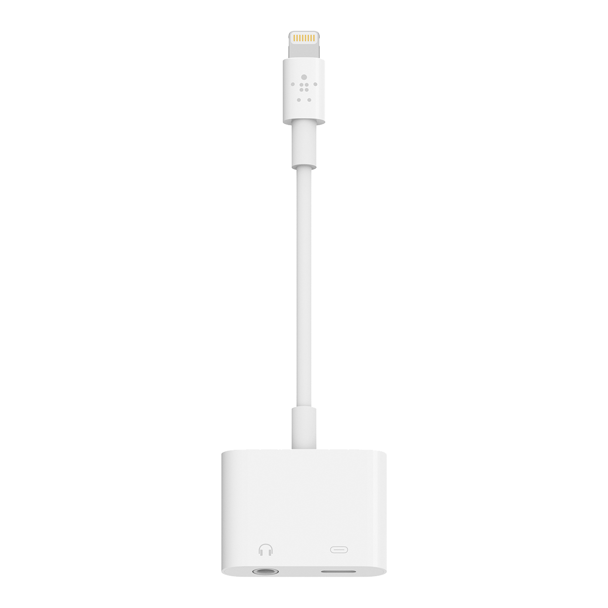 BELKIN Adaptor jack 3.5mm Audio + Charger Rockstar Λευκό - 3