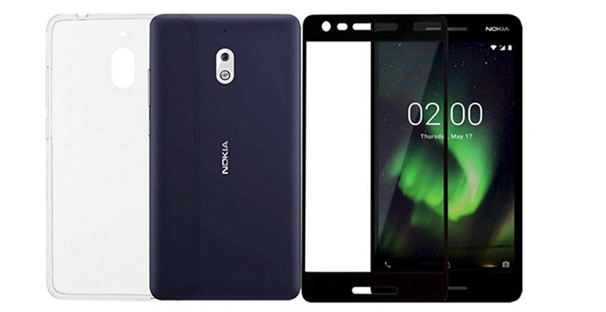 thiki diafani +gyali prostasias othonis COSY gia to NOKIA 2.1