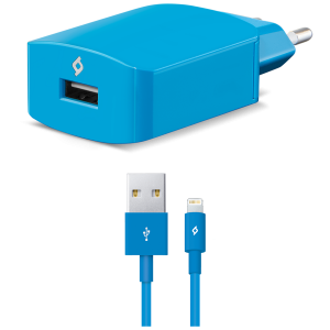TTEC φορτιστής ταξιδίου Speedcharger 2.1A + καλώδιο Lightning