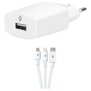 TTEC φορτιστής ταξιδίου Speedcharger 2.1A Trio