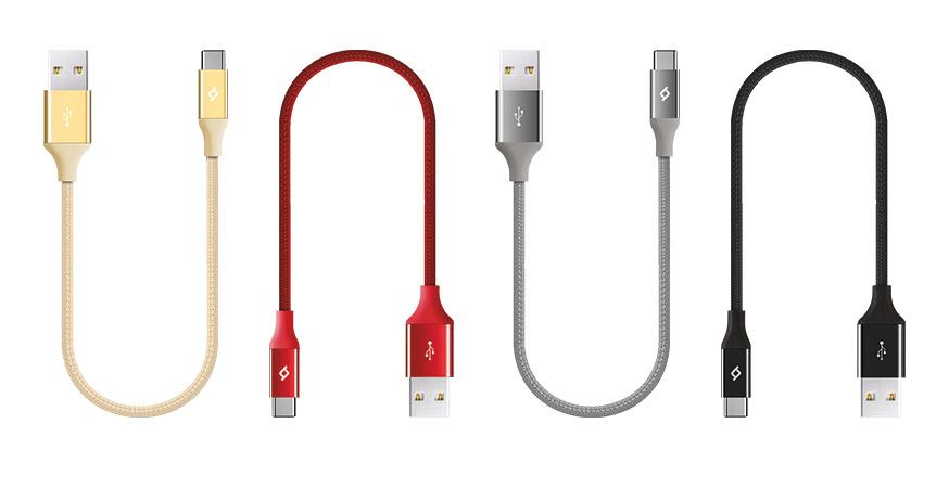 TTEC kalwdio Micro USB aloyminou 30 ekatosta xrysafi