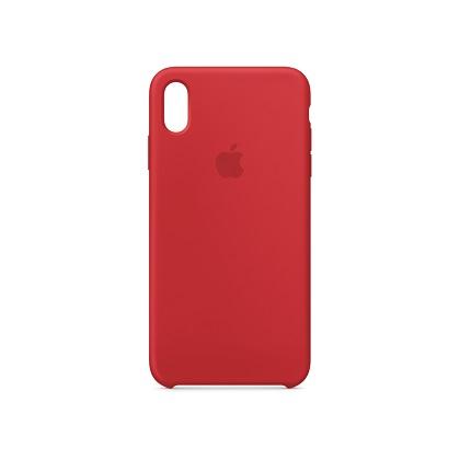 ΑPPLE thiki silikonis iPhone Xs Max kokkinh