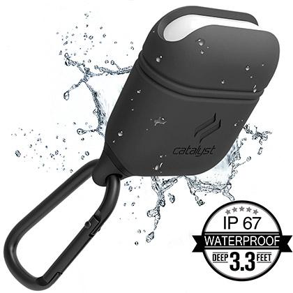 adiavroxi thiki CATALYST gia tin APPLE AirPods Charging Case skouro gkri