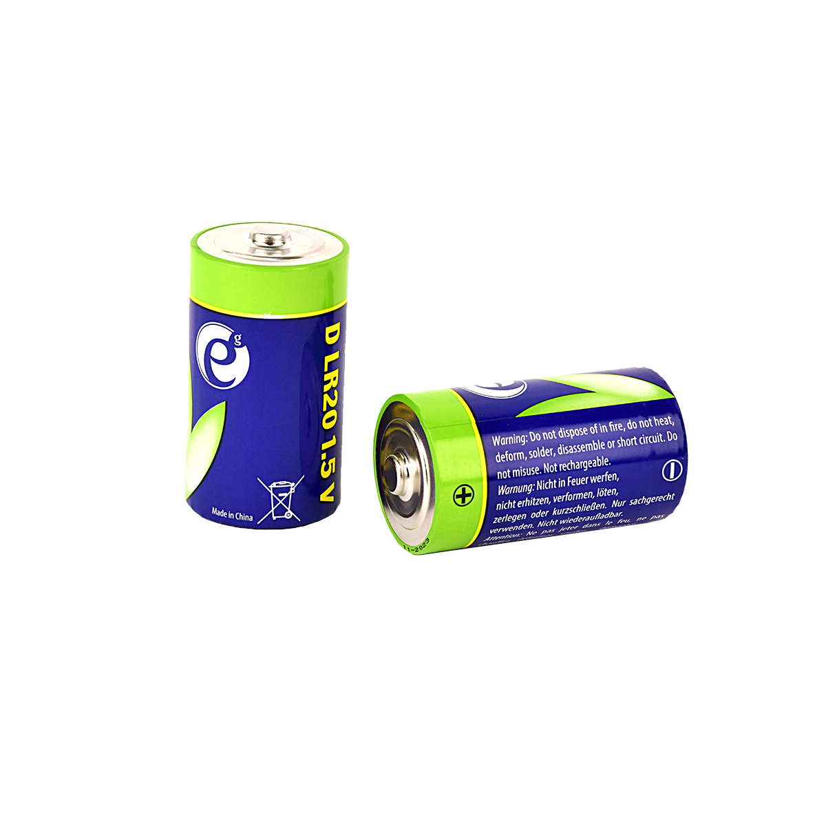 ENERGENIE αλκαλικές μπαταρίες D LR20 (2 Τεμάχια)