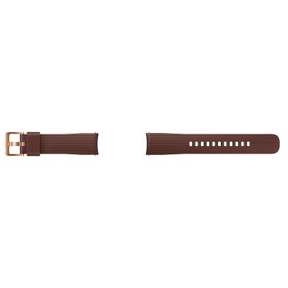 SAMSUNG Silicon Strap gia SAMSUNG Galaxy Watch 42mm kafe