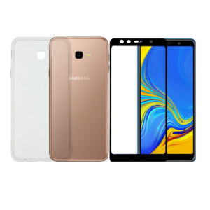 Διάφανη Θήκη + γυαλί προστασίας οθόνης COSY για το SAMSUNG Galaxy J4+ (2018)