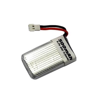 OVERLANDER epanafortizomenh mpataria LiPo gia X5 Quadcopter 500mAh 1S 3.7v 25C
