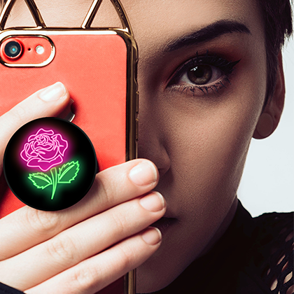 POPSOCKETS NEON ROSE Pink