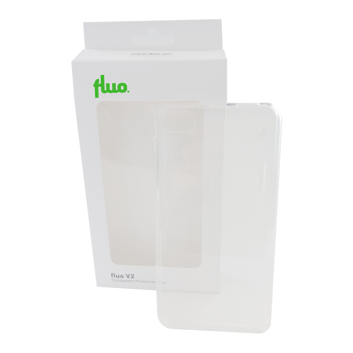 Διάφανη θήκη σιλικόνης protective fluo v2