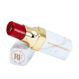 Powerbank RICHMOND & FINCH Lipstick White Marble 2600mAh
