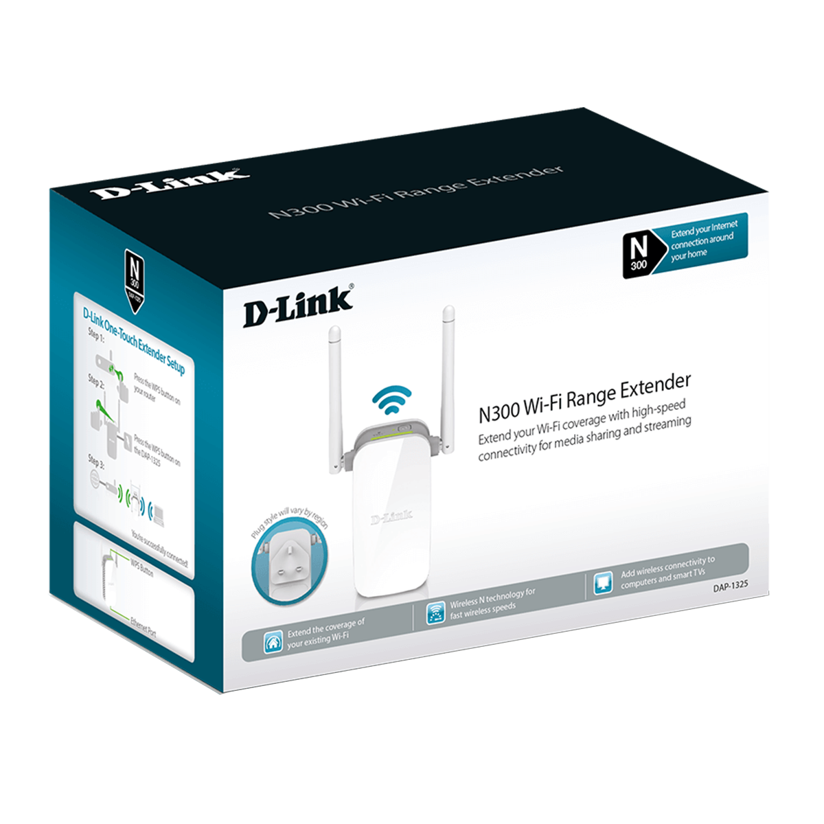 D-LINK DAP-1325 N300 Wi-Fi Range Extender - 4
