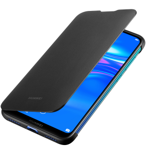 Θήκη Flip Cover HUAWEI Y7 2019 Μαύρη